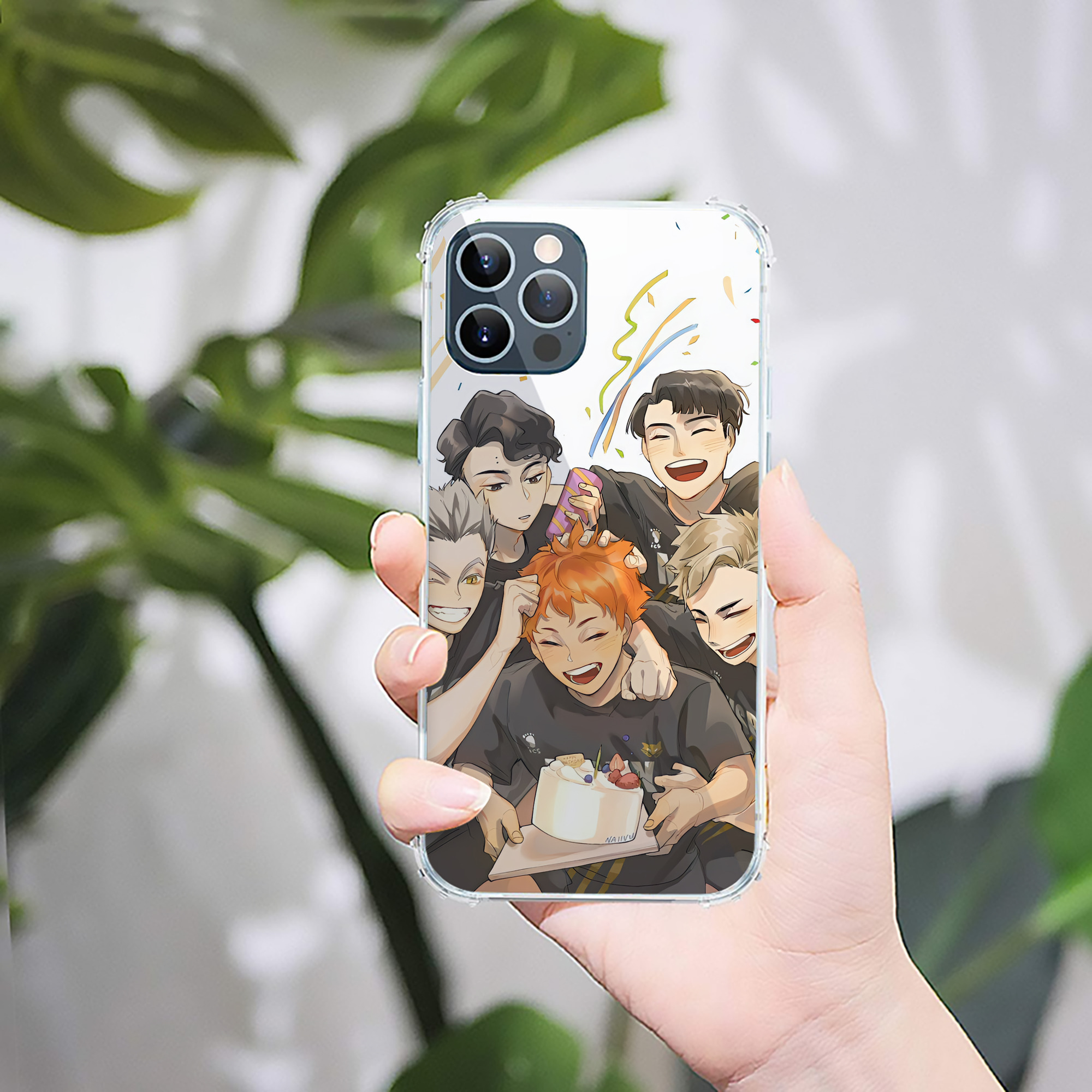 （画像用） ハイキュー!! Haikyu!! 【iPhone 12シリーズ対応】透明スマホケース（クリアソフトケース）